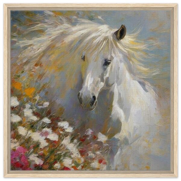 White Wild Horse #1044
